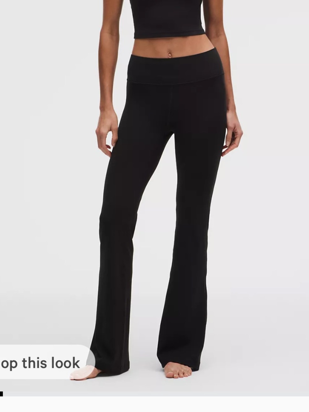 Lululemon Groove Nulu High-Rise Flared Pant Short